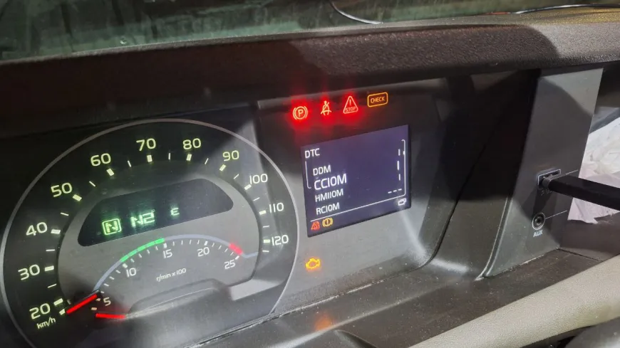 Не снимается с ручника Volvo FH